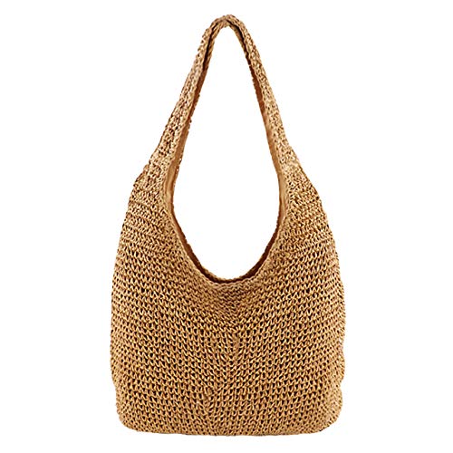 Bolso Tote de Playa Grande Tejido a Mano para Mujer miniatura 1