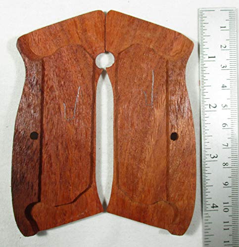 New, Wood Checkered Grips For Cz 75, Cz 85, Full Size, Cz Sp101, Cz Shadow #TOP1