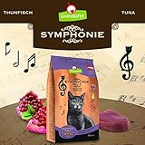 GranataPet Symphonie No. 1 Thunfisch, Trockenfutter für Katzen, Alleinfuttermittel ohne Getreide & Zuckerzusätze, schmackhaftes Katzenfutter mit edlem Fisch, 300 g