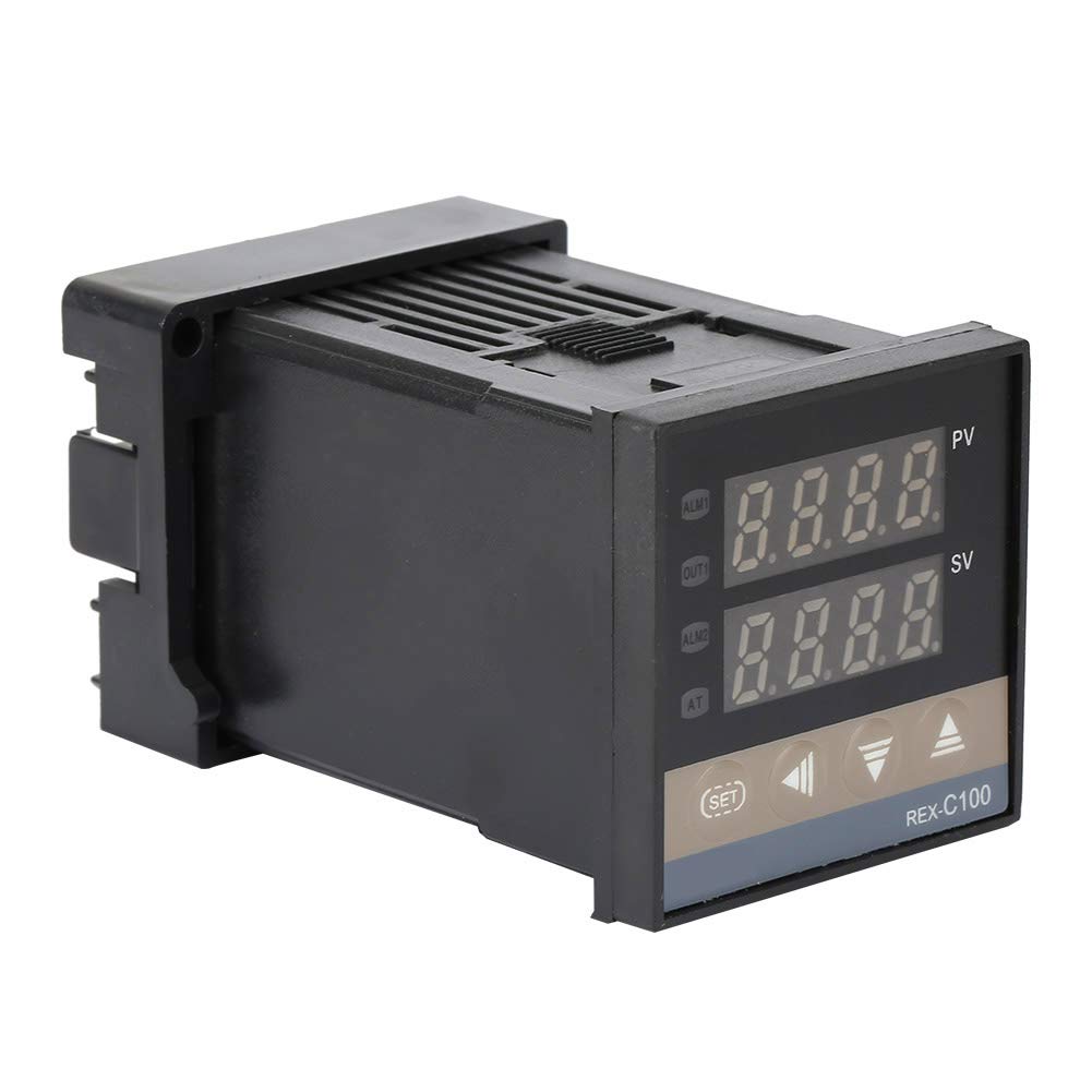 Regolatore di temperatura, 0-400 ℃ REX-C100 FK02-M * AN Termostato digitale PID Termostato AC 250V Interruttore di controllo della temperatura Termostati
