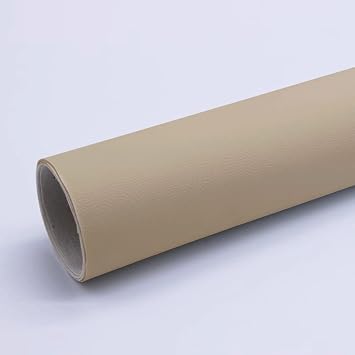 Faux Leather Repair Patch Self Adhesive Large 54in x 20in Vinyl Leather Tape for Couch, Sofa, Car Seat, Furniture, Jacket, Purse, Peel and Stick Leather Fix KitBeige 5