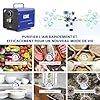 Générateur d'Ozone pour Eau et Air, 45000mg/h Purificateur d'Air à l'Ozone Éliminateur D'Odeurs avec Minuteur pour Salle de Bain, Cuisine, Animaux Domestiques, Voitures, Fumée, Eau, Fruits, Légumes