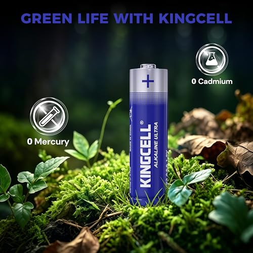 Image of KINGCELL AAA Batteries 36 Pack 1.5V Triple A Alkaline Batteries, 10-Year Leak Proof Shelf Life with Advanced Anti-Leak Technology,Ultra Long Lasting for All Your Devices