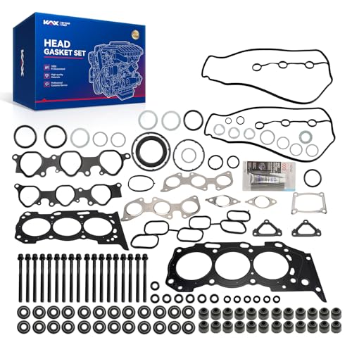 KAX Engine Cylinder Head Gasket Kit Fit for 2005-2011 Tacoma 4.0L,2003-2009 4Runner 4.0L,2007-2009 F-J Cruiser,2005-2006 Tundra 4.0LHead Gasket Set OE ES72249, HS26290PT