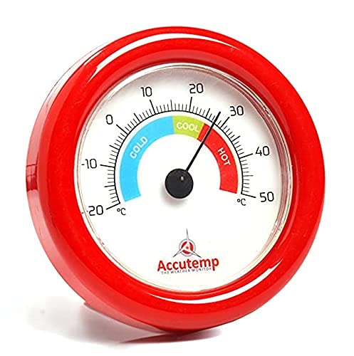 Shubh Empire Room Thermometer For Home, Kitchen Temperature Meter, Dial Fridge Analog Room Thermometer For Indoor And Outdoor,Poultry,Fridge/Freezer{Made in India}[Range -20°C To 50°C]