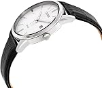 Citizen Montre à quartz et bracelet en cuir noir pour hommes