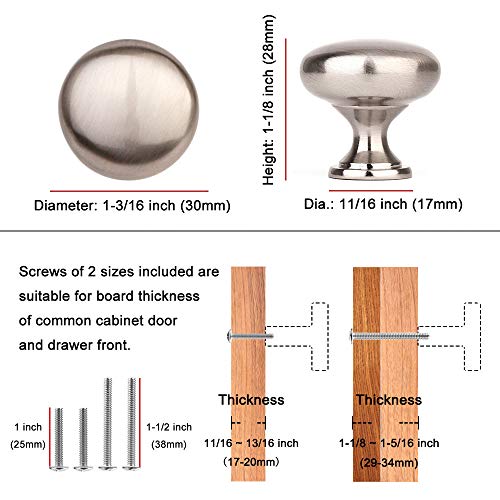 KOOFIZO® Manopola per armadietti in tinta unita