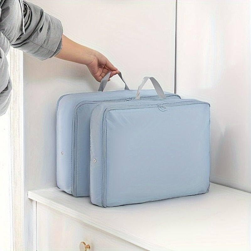 Image of Compression Packing Cubes for Suitcase Travel Luggage Organizer Bags Set Packing Organizers Compression Suitcase Bag Travel Essential Bag (2)