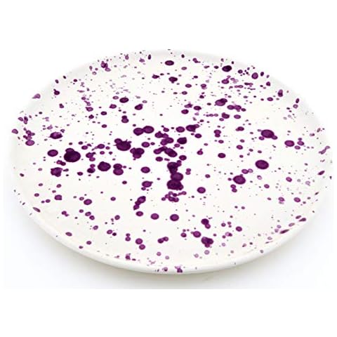 Plato Pizza 33CM en Cerámica Hecho y Pintado a Mano ART ESCUDELLERS Cover