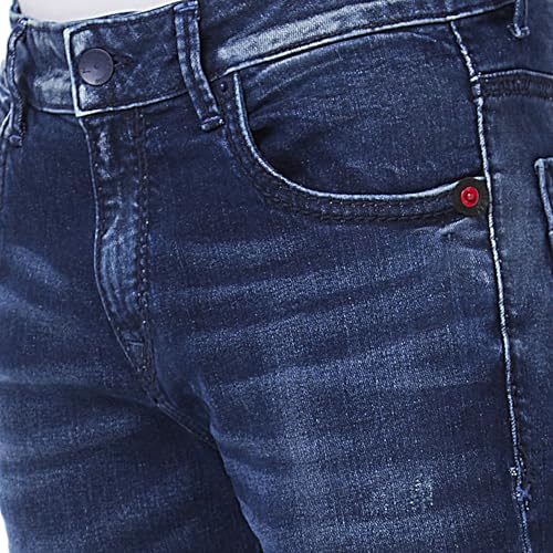 Image of Spykar Men's Rafter Boot Cut Mid-Rise Casual Jeans