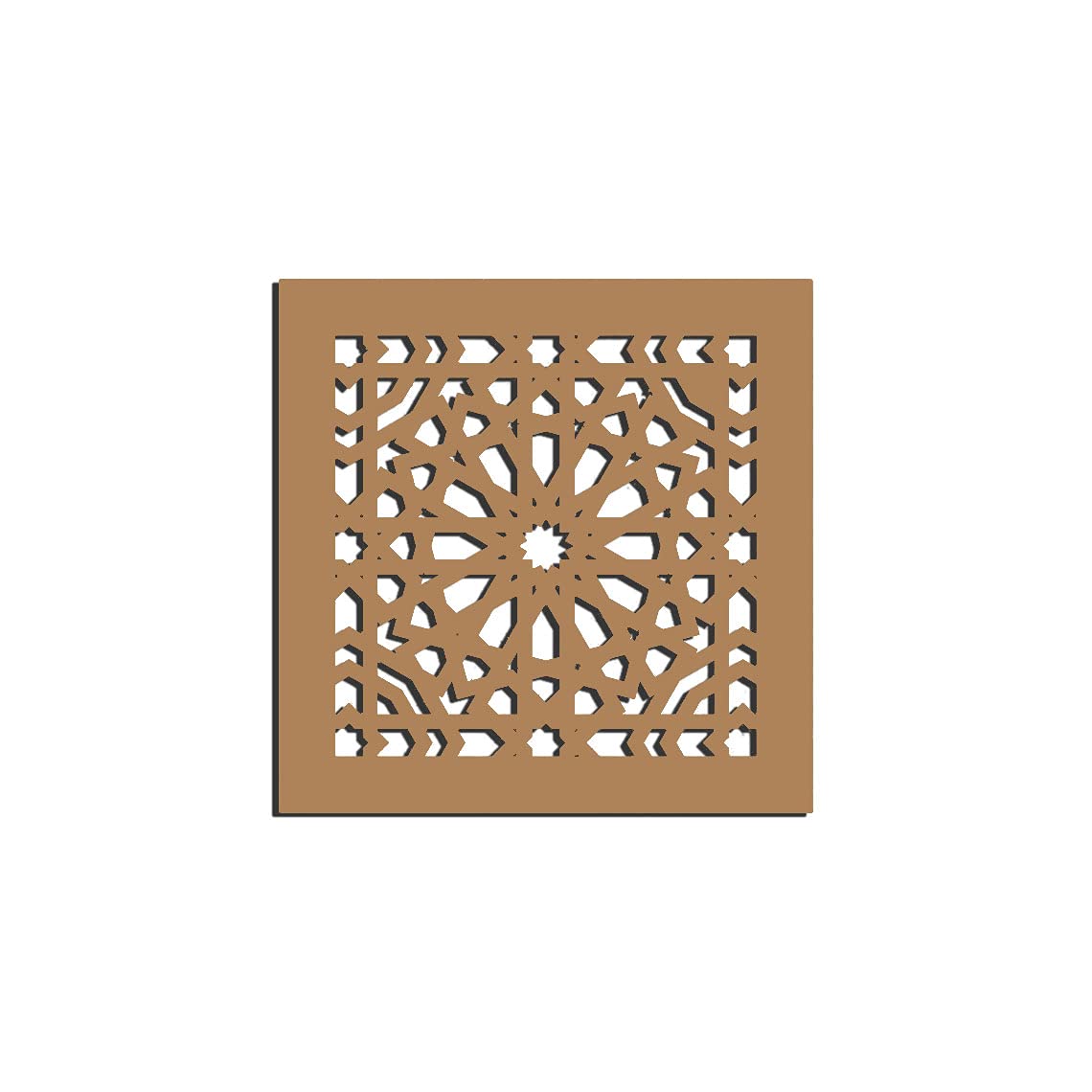 Wall Decor 3mm Wooden Carved Panel, Birch Jali for Room Partition, Screen, Divider, Door, Windows (Panel-13_Length-30cm_Width-30cm)-image-37