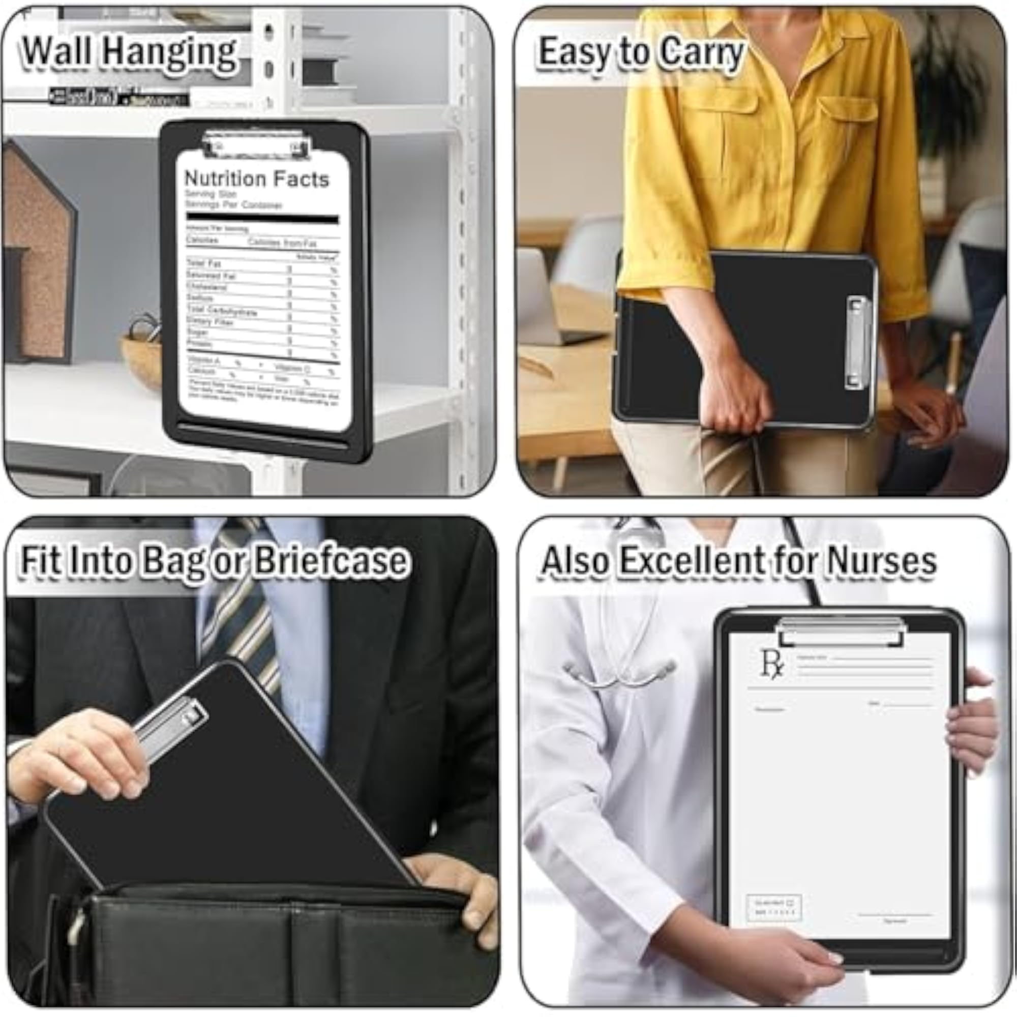 Expandable A4 File Folder Organizer Document Storage Bag