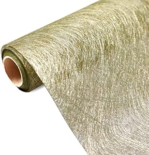 LOVECENTRAL Gold Table Runner, 10m Fiber Non-Woven Fabric Table Runner for Wedding Party Christmas Decor Flower Gift Wrapping Paper, 30cmx10m