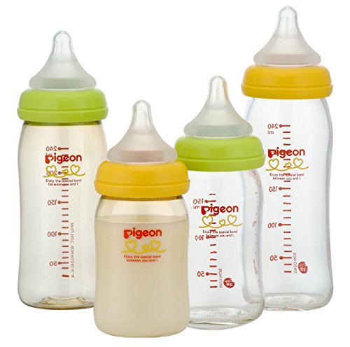Pigeon Peristaltic Plus Ppsu Nursing Bottle Bpa Free 160Ml With Nipple Size Ss　/ Mickey Mouse/　-Japan Import #TOP4