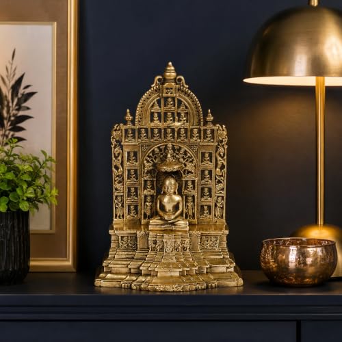 Kartique Brass Metal Mahavir Swami 24 Jain tirthankar Handicraft ...
