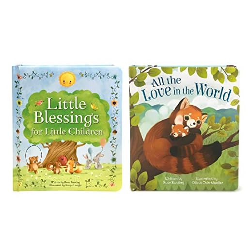2 Pack Padded Board Books - Little Blessings and All The Love In The World (Love You Always)