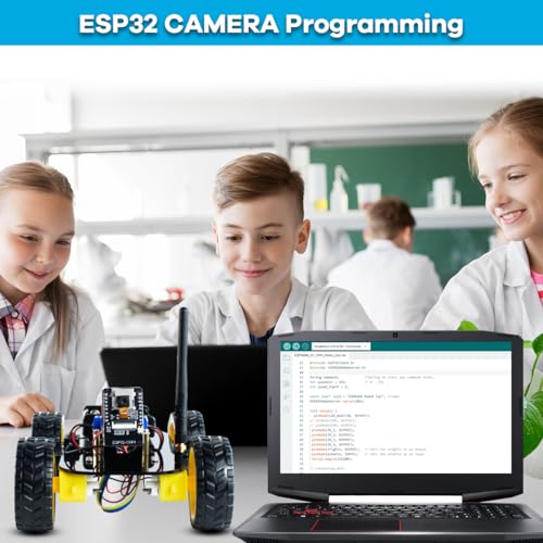 LAFVIN Robot Starter Kit Project with ESP32 Module and Code Learning Develop Skill Full Version Smart Car Kit Compatible with Arduino IDE - Image 7