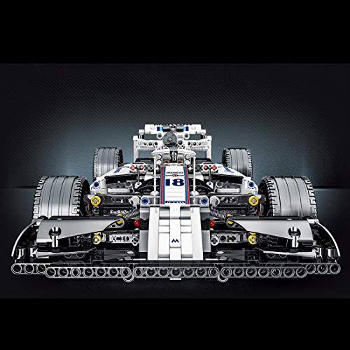 Dellia Technik Bausteine Formel F1 Racing Auto, 1100 Teile 1:14 Rennwagen Sportwagen Bausteine Modell Bauset… – Bild 6