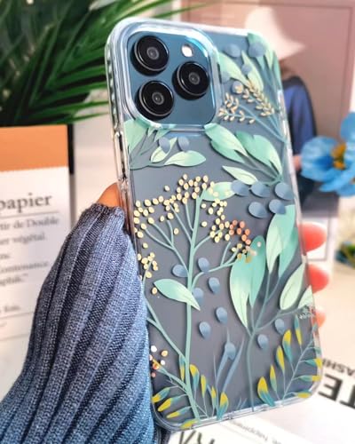 Coque iPhone 15 Pro motif floral de prairie Scorpify