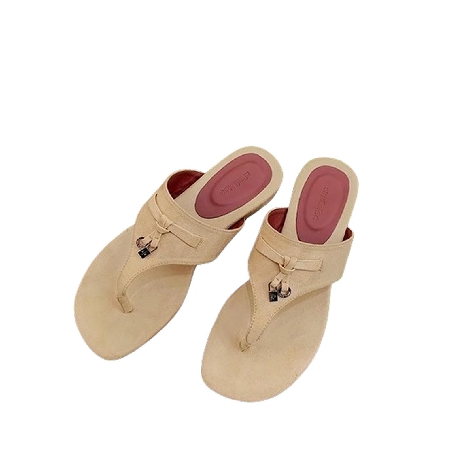 Sandales baskets femme été abricot confortables pour vos promenades quotidiennes
