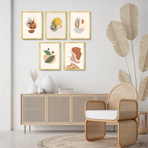 Image of LaVie Home 9x12 Picture Frame for Wall Display, 9x12 Gold Picture Frame with HD Plexiglas, 9 x 12 Poster Frame 1 Pack, Display Frame for Vertical or Horizontal, Classic Collection