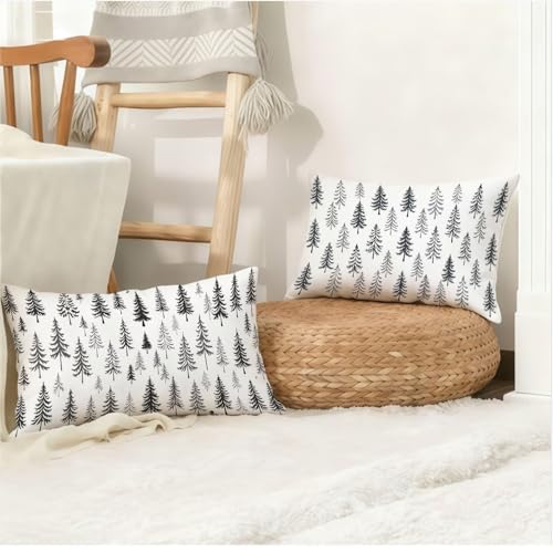 Taie oreiller double face imperméable 50x80 protège coussin noël