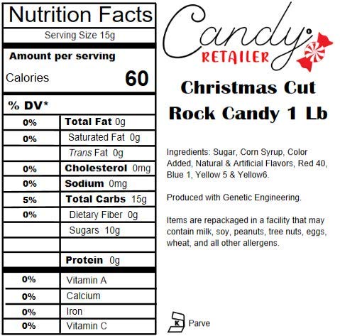 Miniatura 6 de Candy Retailer Christmas Cut Rock Candy 1 Lb
