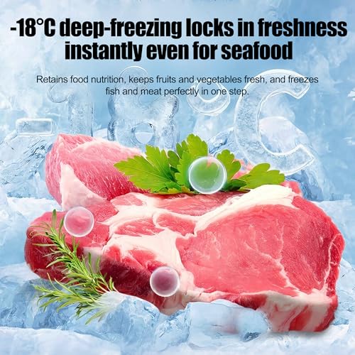 Image of 5.5 Cu.ft Small Chest Freezer, Top Door, Metal, Mini Deep Freezer,Freestanding with Removable Basket, for Home Kitchen Office (BLACK, 5.5 Cu.ft)