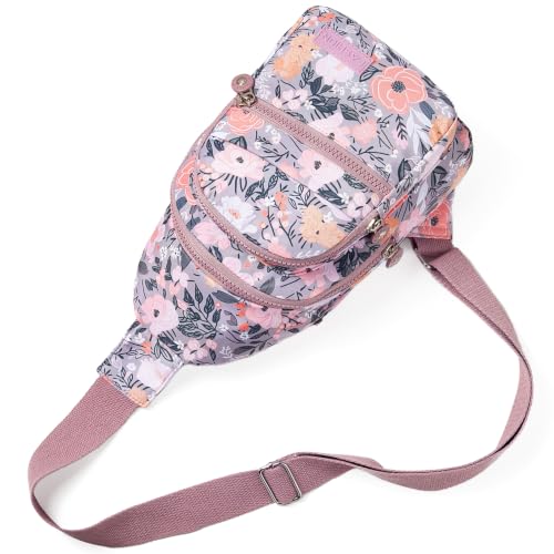 Image of Banelu Small Sling Backpack Crossbody Bags for Women Men, Sling Bag Cross Body Bag Fanny Packs Crossbody Purses