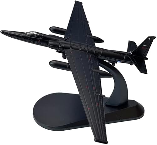Escala 1/144 Taiwán Escuadrón de Gato Negro U-2 Dragon Lady Reconocimiento Avión Avión Diecast Metal Aircraft Model Gift Ornament Collection