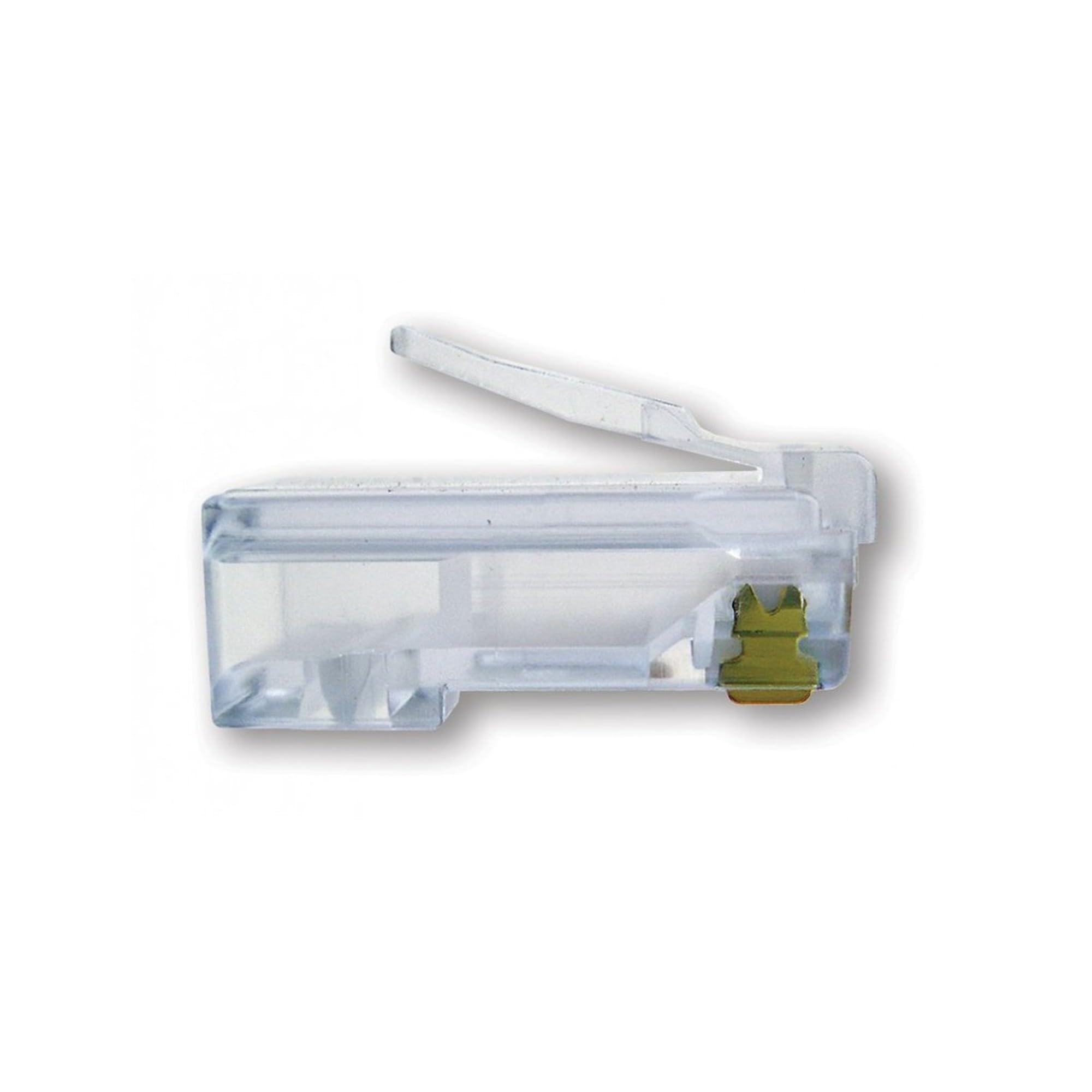 Platinum Tools 100010C EZ-RJ45 Cat 6 Connectors, Clamshell, 50-Pieces