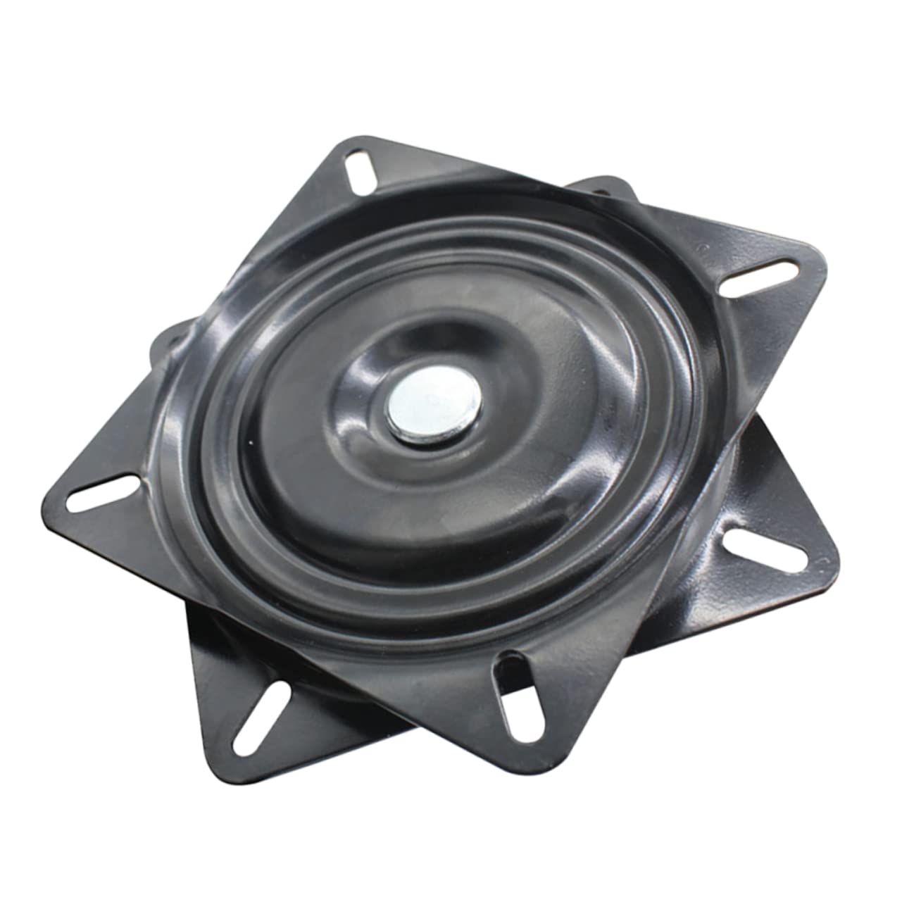 ULDIGI Swivel Seat Base Modern Bar Stools Swivel Plate Noiseless 360° Rotation Sturdy Steel Construction Easy Install for Furniture