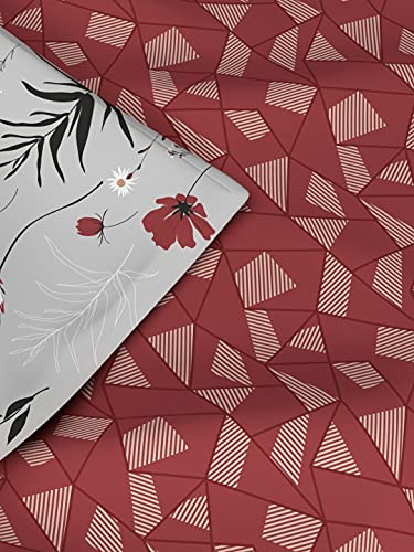 Image of Trident Reversible Queen Dohar, Microfiber, Dohar Double Bed, Queen Size Blanket, Super Soft Quilt, Comfort Living Dohar Collection 90 GSM, Samba, Single