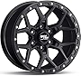 RockTrix RT107 17 inch Wheel Compatible with 01-21 Toyota Tacoma 6x5.5' (6x139.7) Bolt Pattern, 17x9 (-12mm Offset), 106.1mm Bore, Matte Black, Also fits 02-21 4Runner, FJ Cruiser, 99-06 Tundra - 1pc