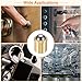 uxcell 20Pcs 304 Stainless Steel Ball Plunger, 5mm Dia. Ball Catch Latch Smooth Push Fit Spring Plunger Precision Positioning End Force 30N for Mechanical Devices, Furniture (6x9mm)