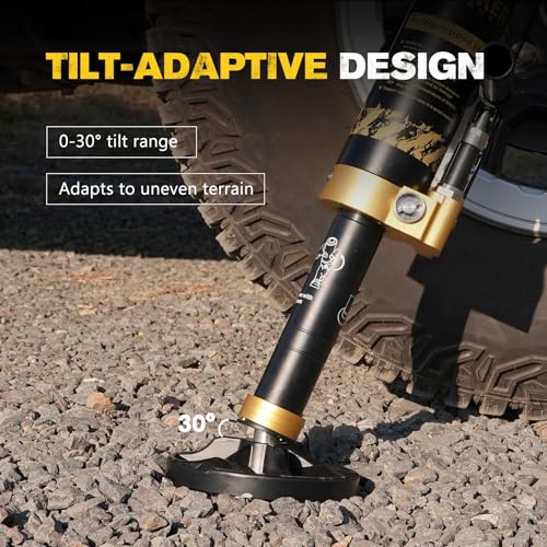 Image of BUNKER INDUST Portable Hydraulic Jack Lift Recovery Jack with Lift Mate, 19,400 lbs Lifting Capacity Compatible with SUVs, Off-Road Vehicles