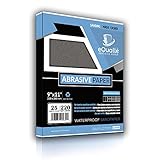 220 Grit Sandpaper Sheets 25 Pack 9x11 in Coarse Silicon Carbide Sandpaper Surface Preparation Wood Metal Paint Stripping Drywall Sanding Lija para Acero Inoxidable Woodworking Rust Removal