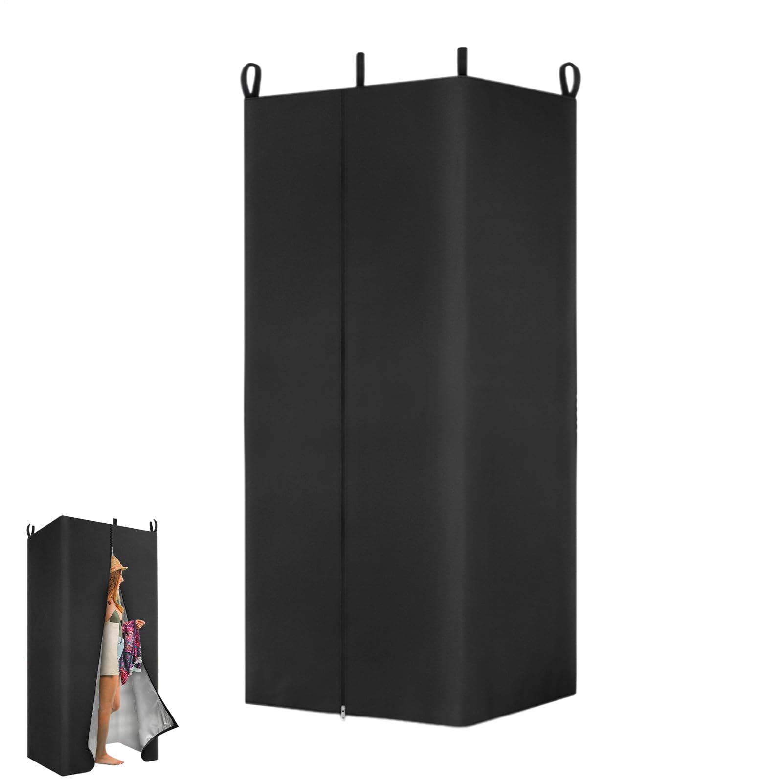 Tente Changement Bateau Ponton, Cabine Toilette Intimité 420D, Abri Portable pour Douche Extérieure, Vestiaire Pliable Résistant pour Navigation