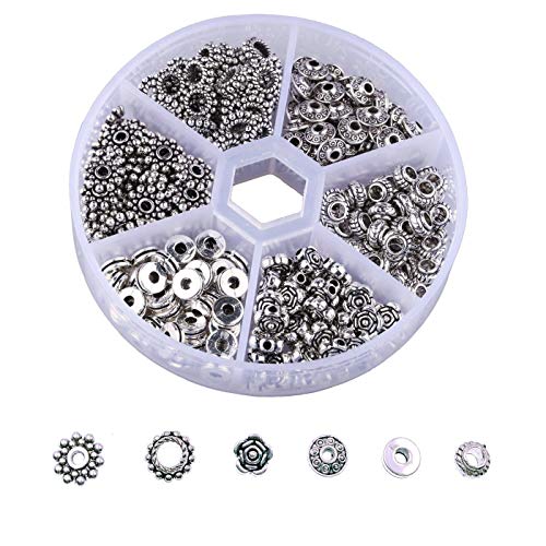 Beebeecraft 1 Scatola 100 Pezzi Distanziatori Da 3 Mm Argento Sterling Liscio Rotondo Foro Grande Perline Sfuse Per Creazione Di Gioielli Bracciali Collane Foro 0.9~1.1 Mm - Foto 12