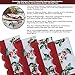 Newbridge Christmas Nature’s Poinsettia Scalloped Fabric Tablecloth, Holly, Berries and Evergreen Border with Red Trim, 70 Inch Round Holiday Dining Table Cover
