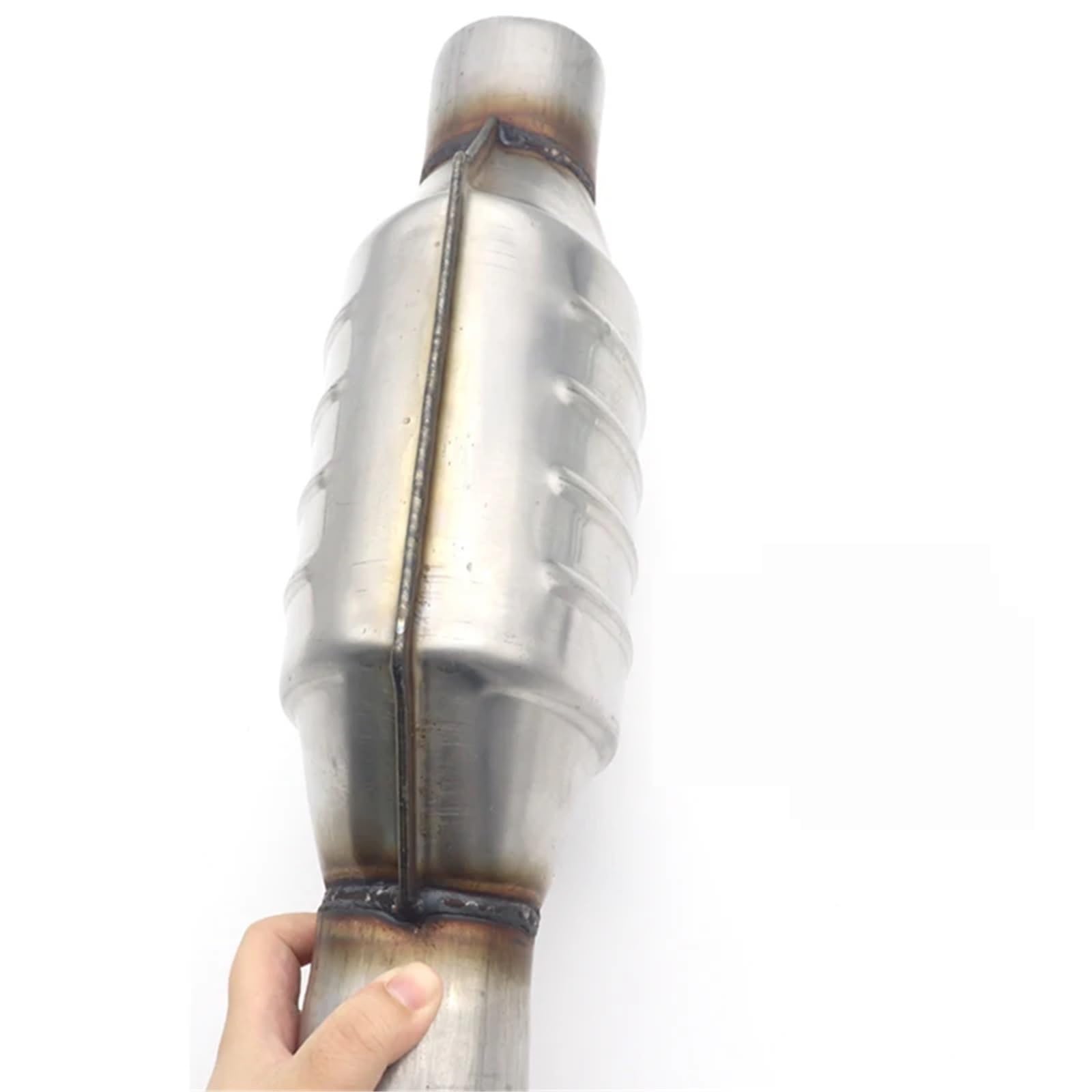 katalizator akcesoria Katalizator filtr 51 mm 57 mm 63 mm EURO 1 Uniwersalny katalizator z ceramicznym katalizatorem o wysokim przepływie 400 CPSI, stal nierdzewna 409(51mm ID)