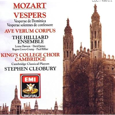 Mozart: Vespers K321 & 339 / Ave Verum Corpus
