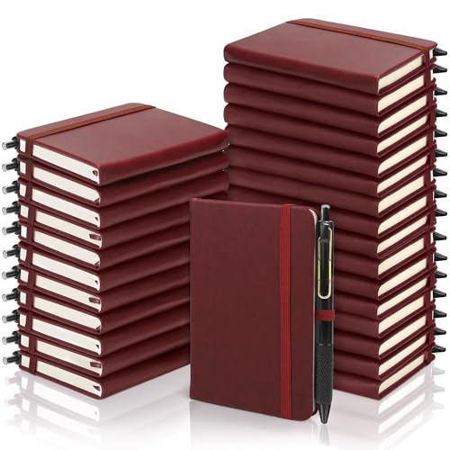 Mini carnet ligné A6 avec porte-stylo pour organiser efficacement vos réunions