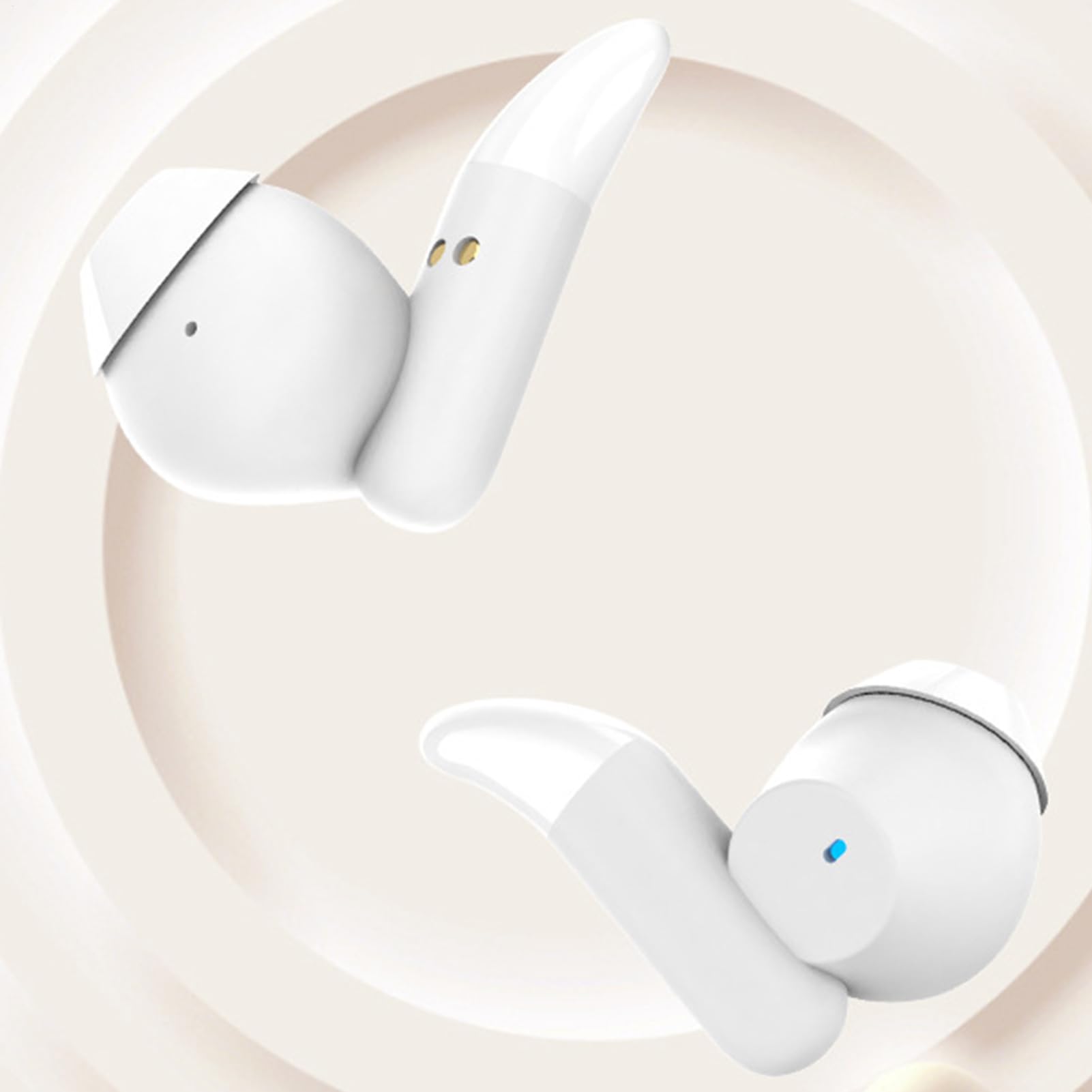 Schlafkopfhörer | In-Ear Kopfhörer Kabellos Mit Ladecase | Geräuschreduzierende Touch Control Kopfhörer Für Telefonate Reisen Seitenschläfer Musik Workout