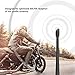 RYDONAIR Short Antenna Compatible with Harley Davidson 1989-2025, Internal Copper Coil for Enhanced Reception, 7 inches Rubber Antenna Replacement