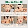 JLK-ZHOU Reusable Facial Slimming Mask Anti Wrinkle V Full Face Lifting Chin Cheek Lift up Slim Belt Band Strap Slimming Thin Mask Sleeping Belts (Full Face Belts)