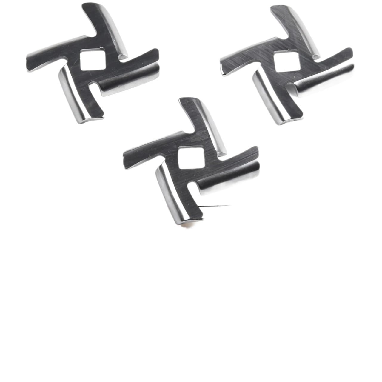 Cuchilla Picadora De Carne De 8mm Con Agujero Interior De Acero Inoxidable, Cuchilla Picadora De Carne For Serie MGB, Piezas De Electrodomésticos De Cocina, 1/3 Uds.(3PCS)