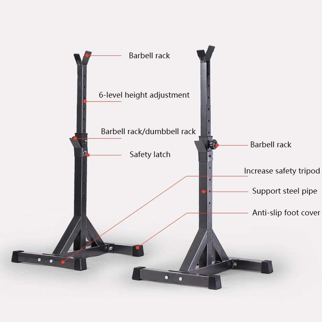 Rack per Squat Professionale Attrezzatura per Allenamento della Forza Sport per la casa Fitness Power Rack Rack per Squat Fitness in Piedi Rack per bilanciere P