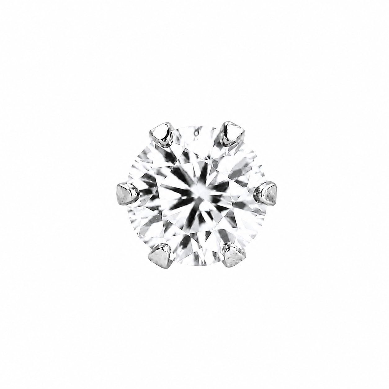 Amazon.co.jp: [ダイヤモンドワールド] ダイヤモンド ピアス 0.10ct