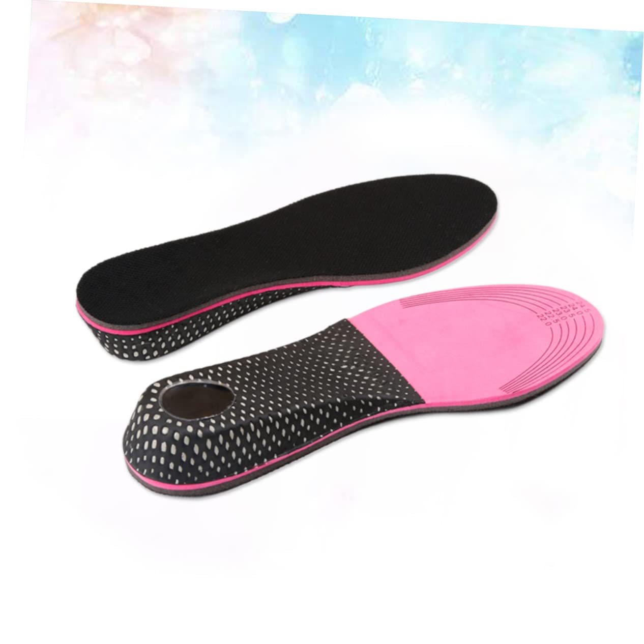 FRCOLOR Pair Foot Insoles Absorbing Insoles Eva Insole Height Increase Insole Gel Sports Insoles